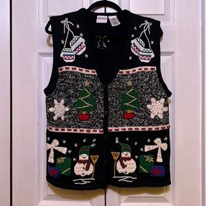 Bobbi Brooks Christmas sweater vest